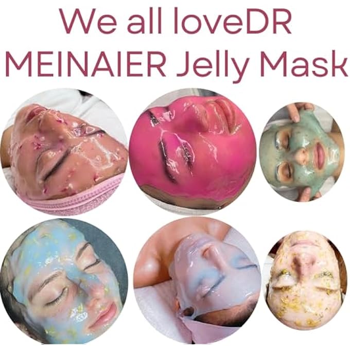 STRBOXONG JELLY MASK POWDER FOR FACIALS, ANTI-ACNE SKIN REJUVENATION MASK F, PEEL OFF MASK, JELLY MASK FOR PROFESSIONALS, JELLY FACE MASK (COLLAGEN) - Image 4